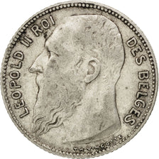 Coin, Belgium, Franc, 1909, VF(30-35), Silver, KM:56.1