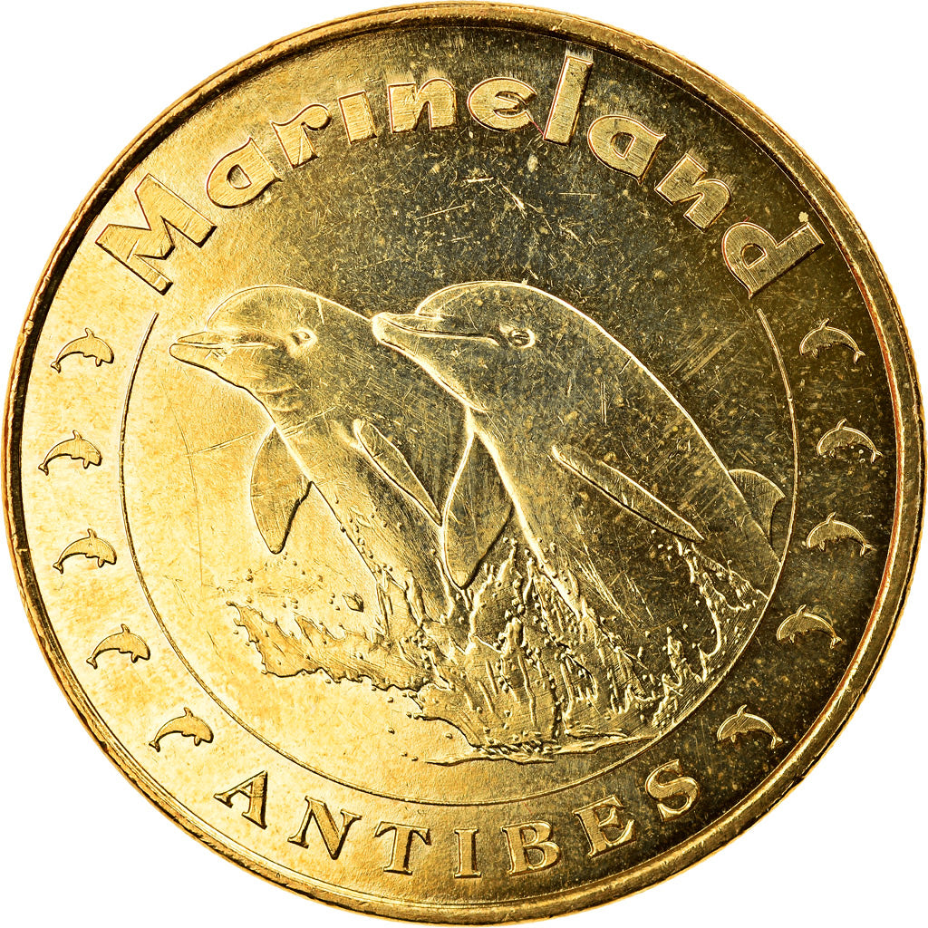Francia, Token, Touristic token, Antibes -  Marineland n°4, Arts & Culture