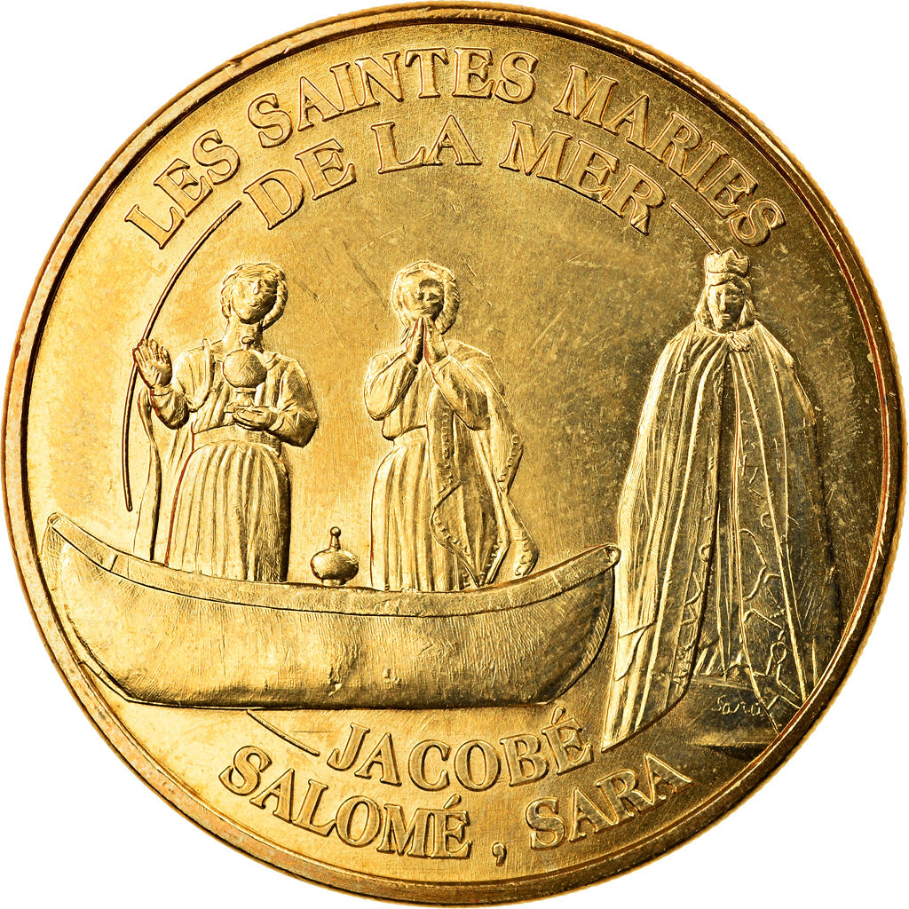 France, Token, Touristic token, les Saintes-Maries-de-la-Mer - Eglise n°2 -