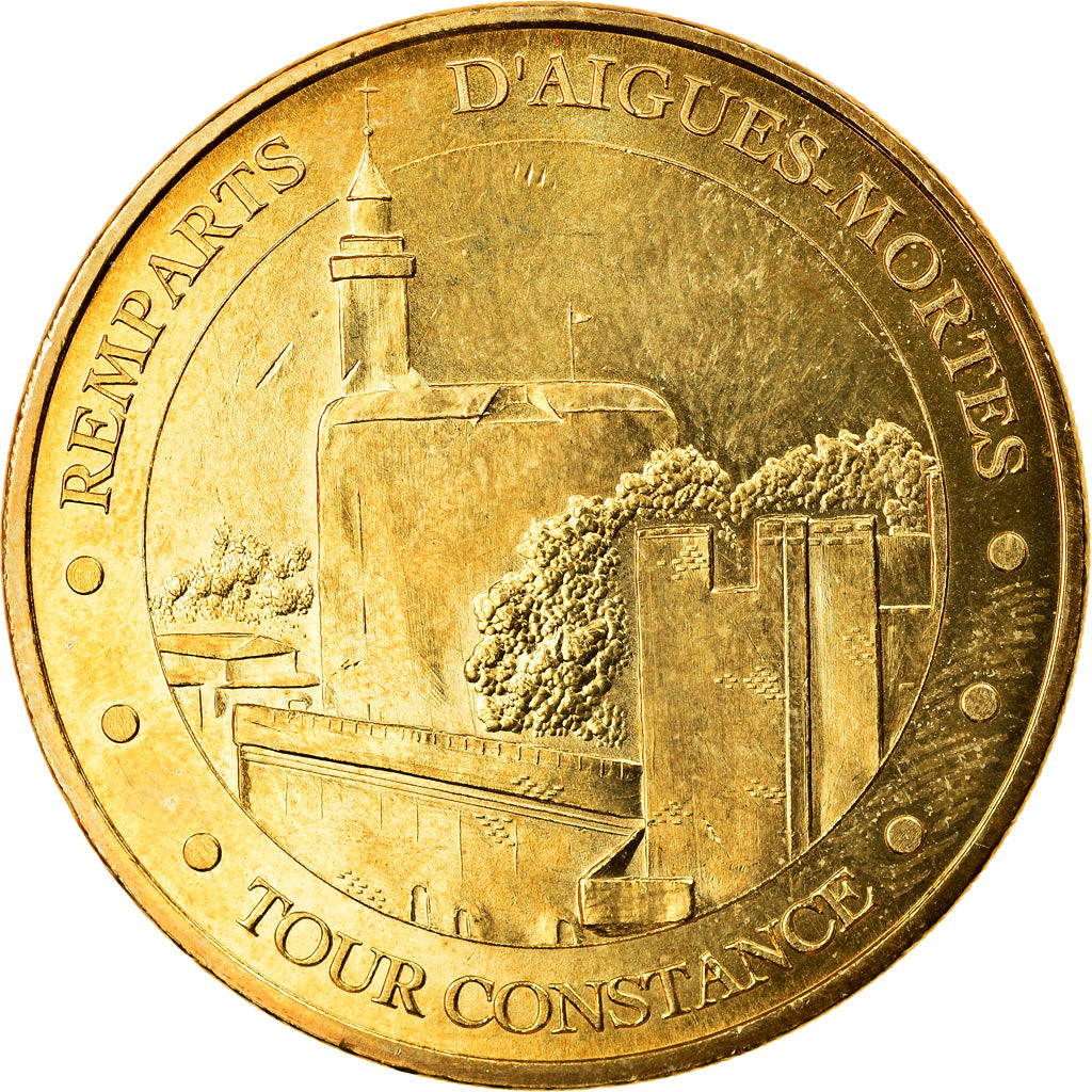 France, Token, Touristic token, 30/ Tour Constance - Aigues-Mortes, Arts &