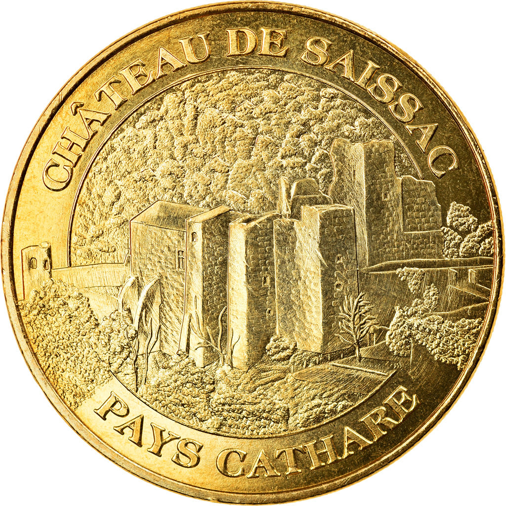 Francja, Token, Żeton turystyczny, 11/ Château de Saissac, Sztuka i Kultura