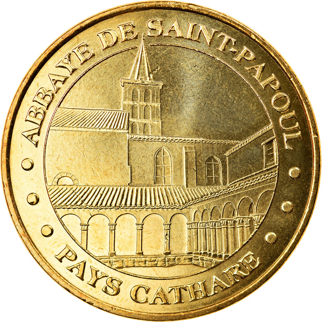 Francia, Token, Touristic token, 11/ Abbaye de Saint-Papoul, Arts & Culture
