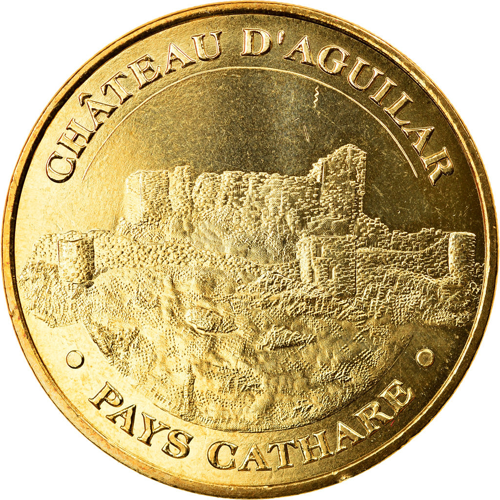 França, Token, Token turístico, Tuchan - Château d'Aguilar, Artes e Cultura
