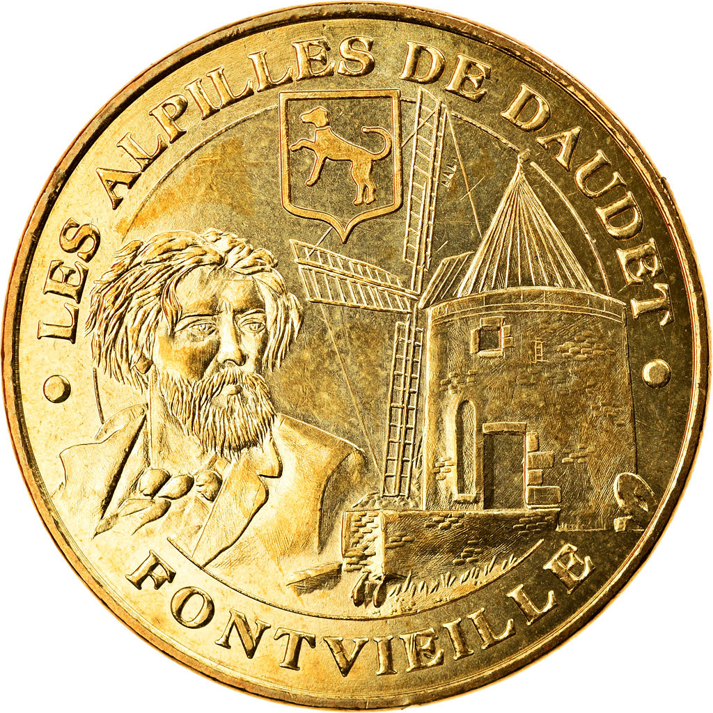France, Token, Touristic token, 13/ Alpilles de Daudet - Fontvieille, Arts &