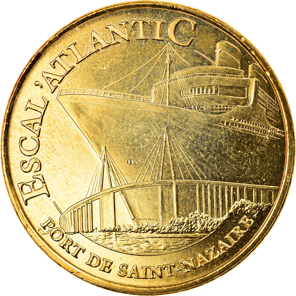 Francia, Token, Touristic token, Saint-Nazaire - Le paquebot et le pont, Arts &
