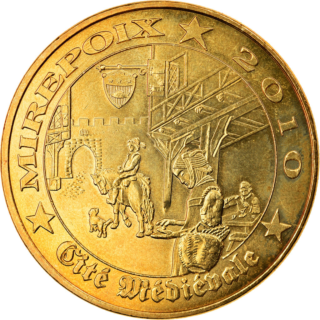 France, Token, Touristic token, 09/ Mirepoix - Cité Médiévale, Arts &