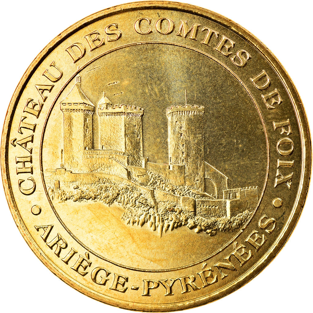 Francia, Token, Touristic token, 09/ Château de Foix, Arts & Culture, 2006