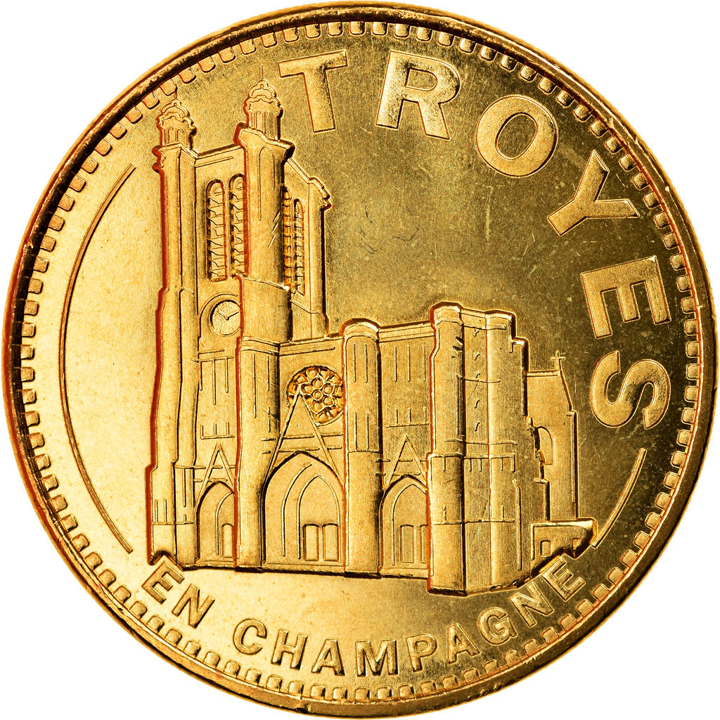 Francia, Token, Touristic token, Troyes - La Cathédrale n°2, Arts & Culture