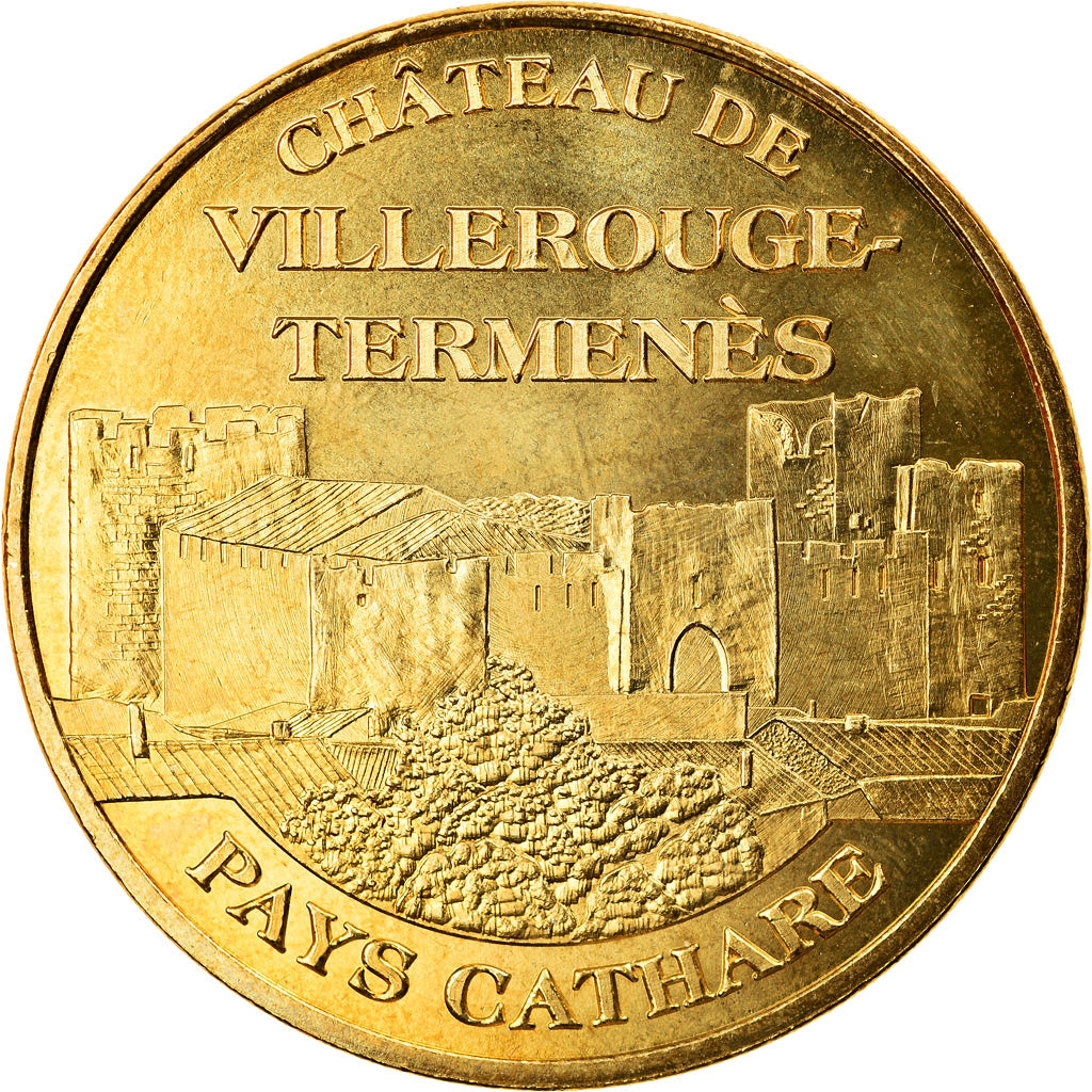 Francia, Token, Jetón turístico, 11/ Château de Villerouge-Termenès, Arts &