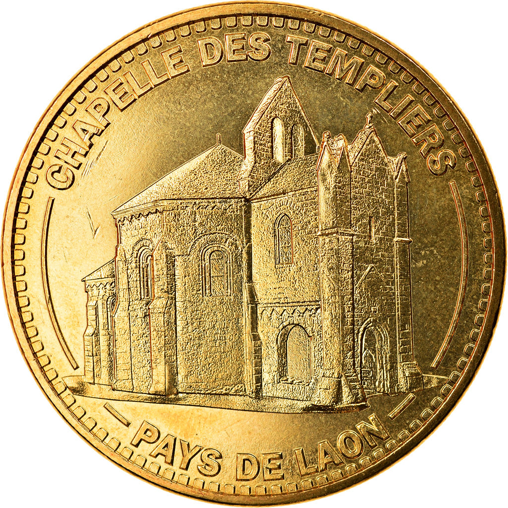 France, Token, Touristic token, Chapelle des Templiers, Laon, Arts & Culture