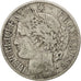 Moneda, Francia, Cérès, Franc, 1872, Paris, BC, Plata, KM:822.1, Gadoury:465a
