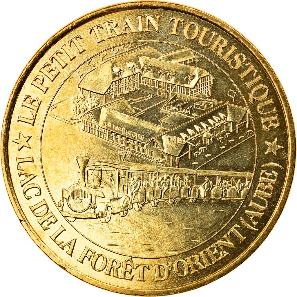 France, Token, Touristic token, Montieramey - Le petit train du lac de la forêt