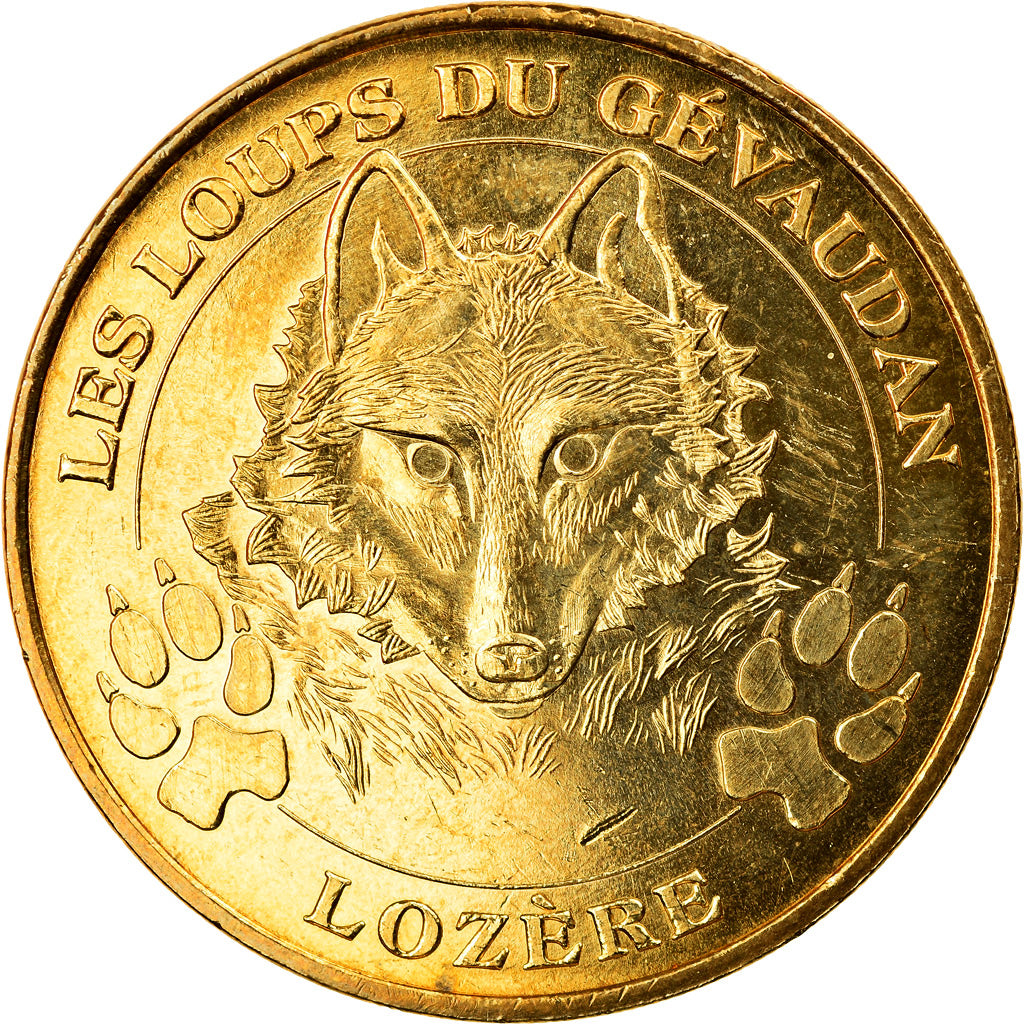 France, Token, Touristic token, Saint-Léger-de-Peyre - Les loups du Gévaudan