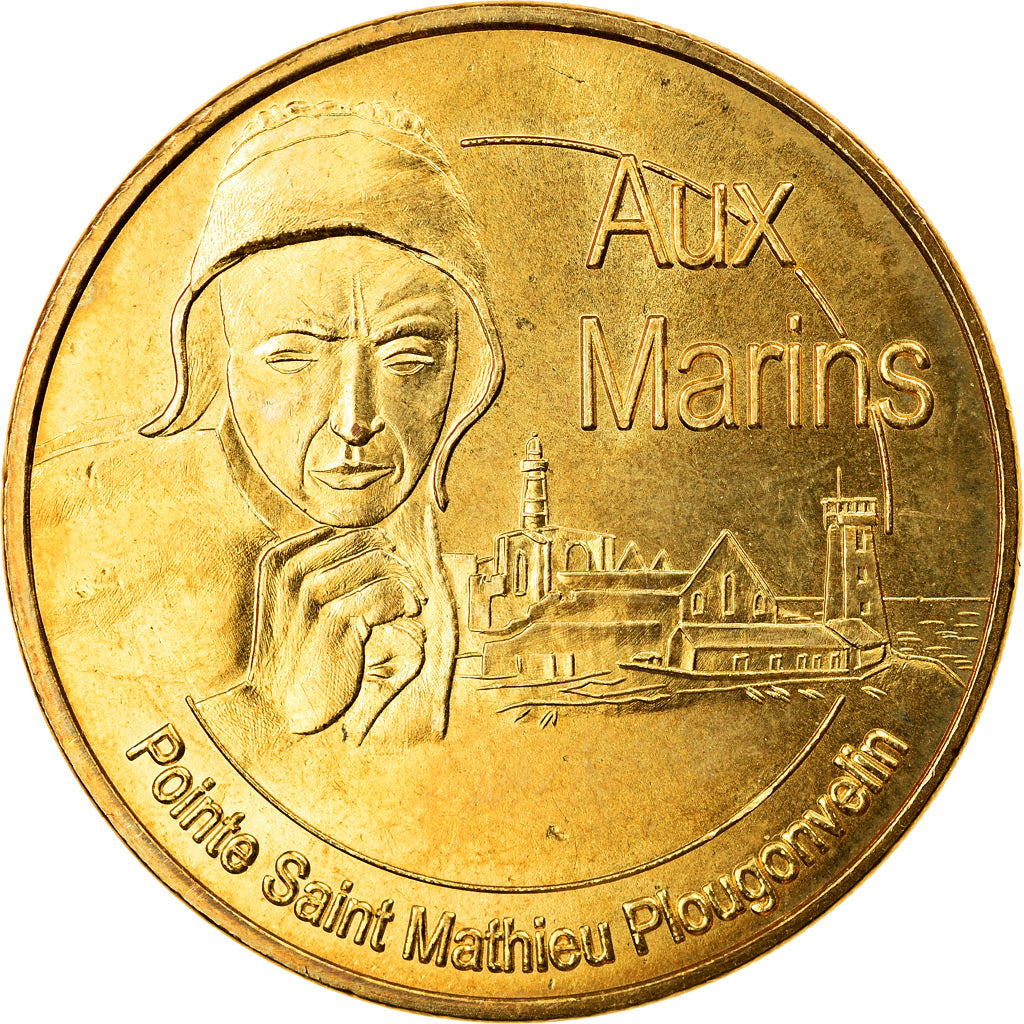 Francja, Token, Żeton turystyczny, 29/ Aux Marins - Plougonvelin, Sztuka i