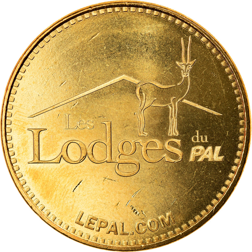 France, Jeton, Jeton Touristique, 03/ Les lodges du Pal, Arts & Culture, 2013