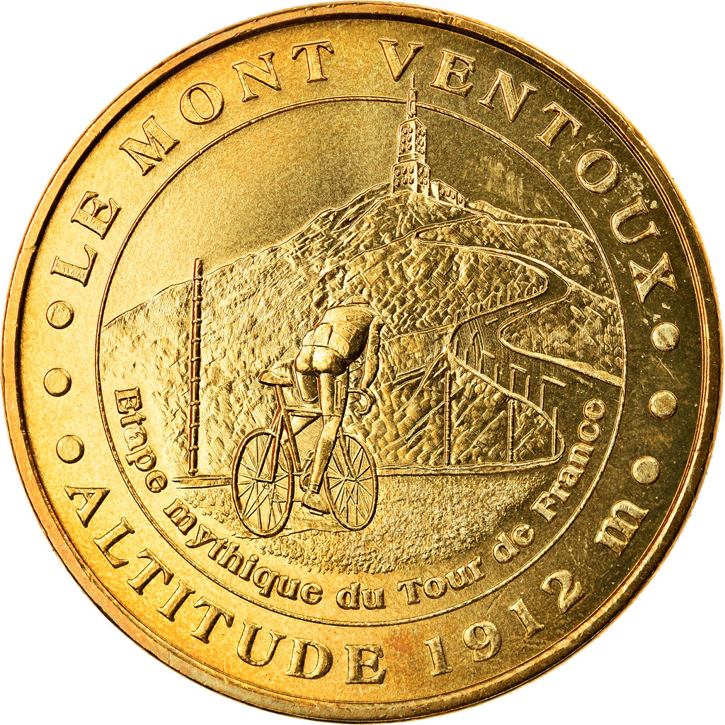 France, Token, Touristic token, 84/ Mont Ventoux - Bédoin, Arts & Culture