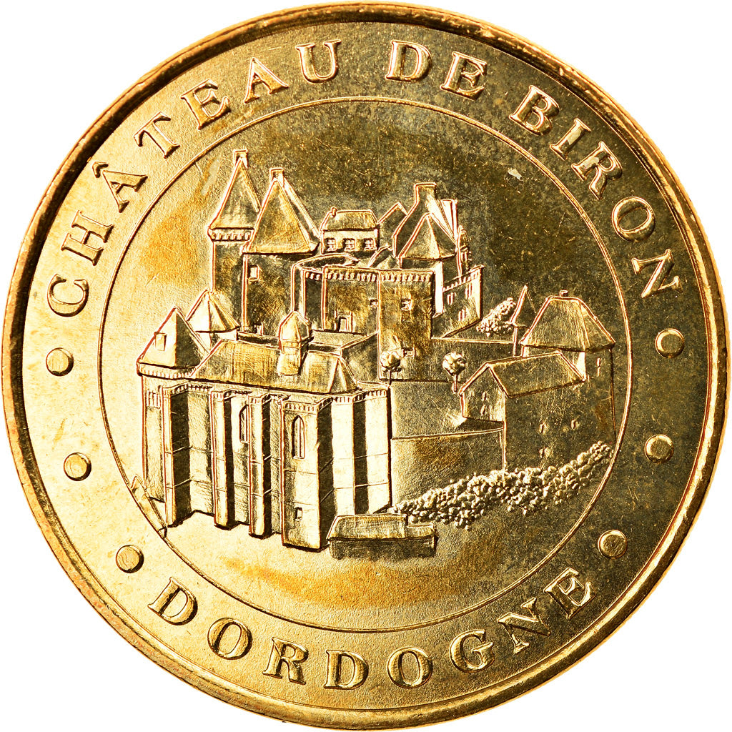 Francja, Token, Żeton turystyczny, Biron - Chateau n°1, Sztuka i Kultura
