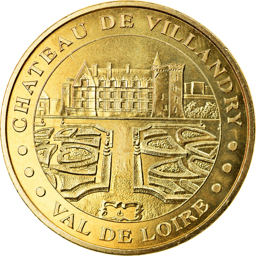 Francia, Token, Touristic token, 37/ Château de Villandry, Arts & Culture