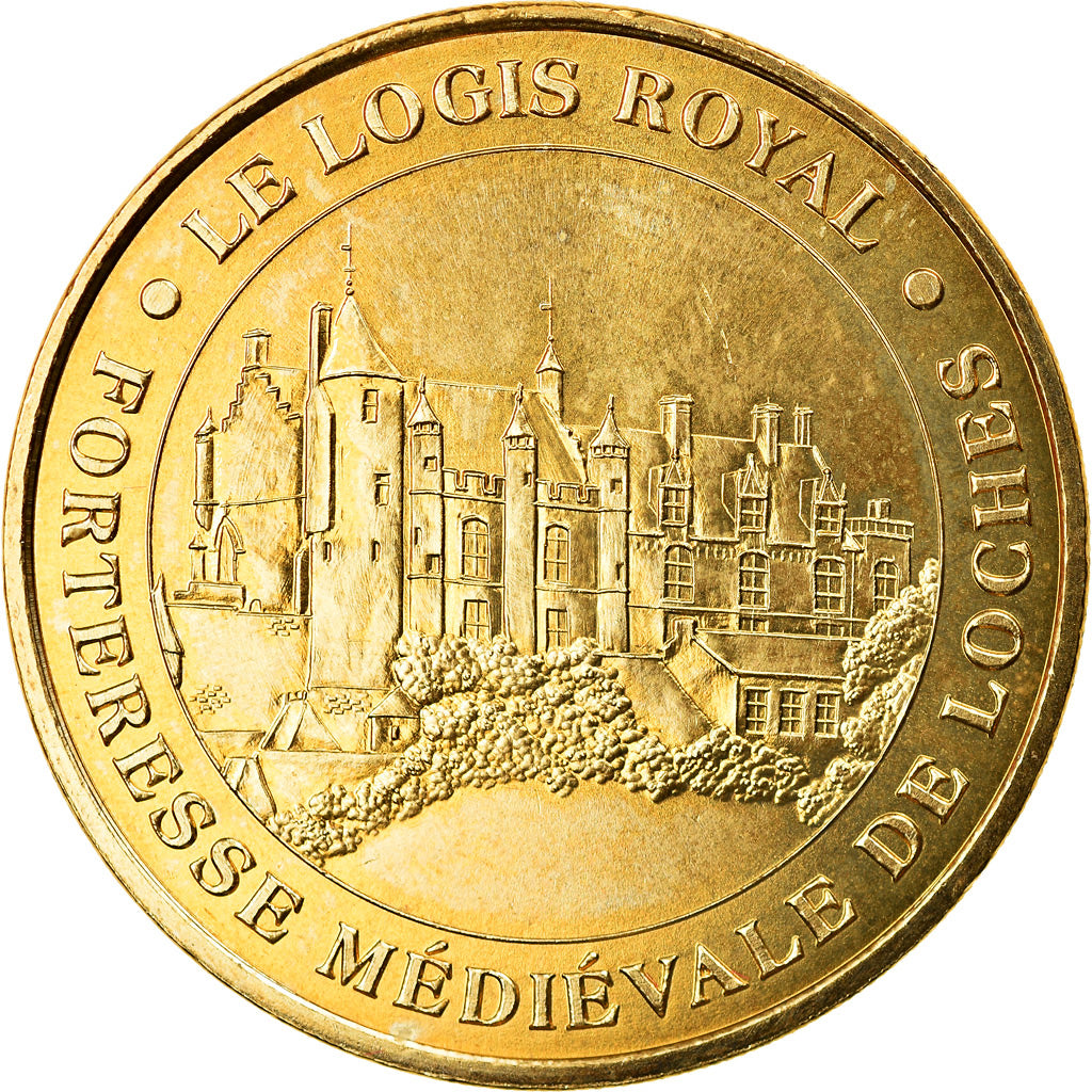 France, Token, Touristic token, Loches - Logis Royal, Arts & Culture, 2007, MDP
