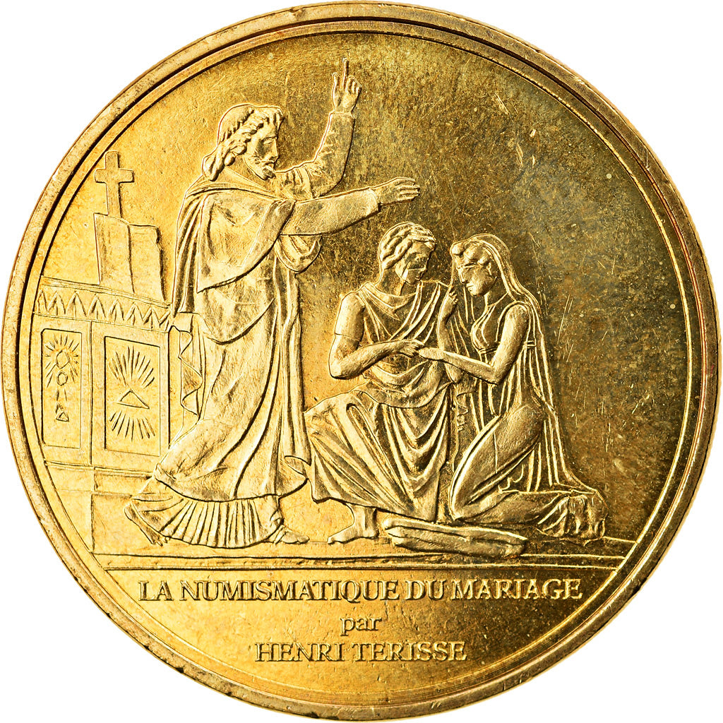 France, Jeton, Jeton Touristique, Paris - Palais Brongniart - La numismatique du