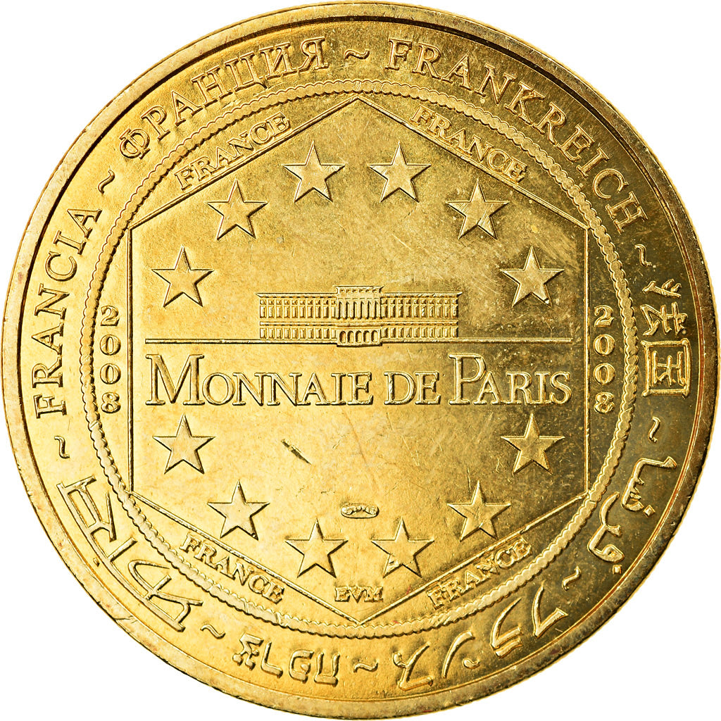 Francia, Token, Jetón turístico, Paris - Tour Eiffel n° 3 - les 5 monuments