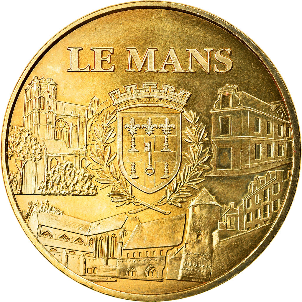 Francia, Token, Jetón turístico, 72/ Le Mans - Blason, Arts & Culture, 2009