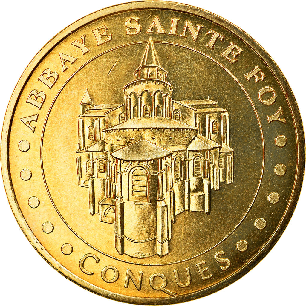 Francia, Token, Jetón turístico, Conques - Abbaye Sainte-Foy n°1, Arts &