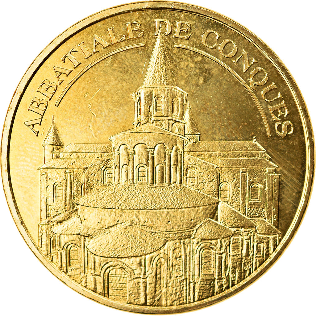 Francia, Token, Jetón turístico, Conques - Abbaye Sainte-Foy n°3, Arts &