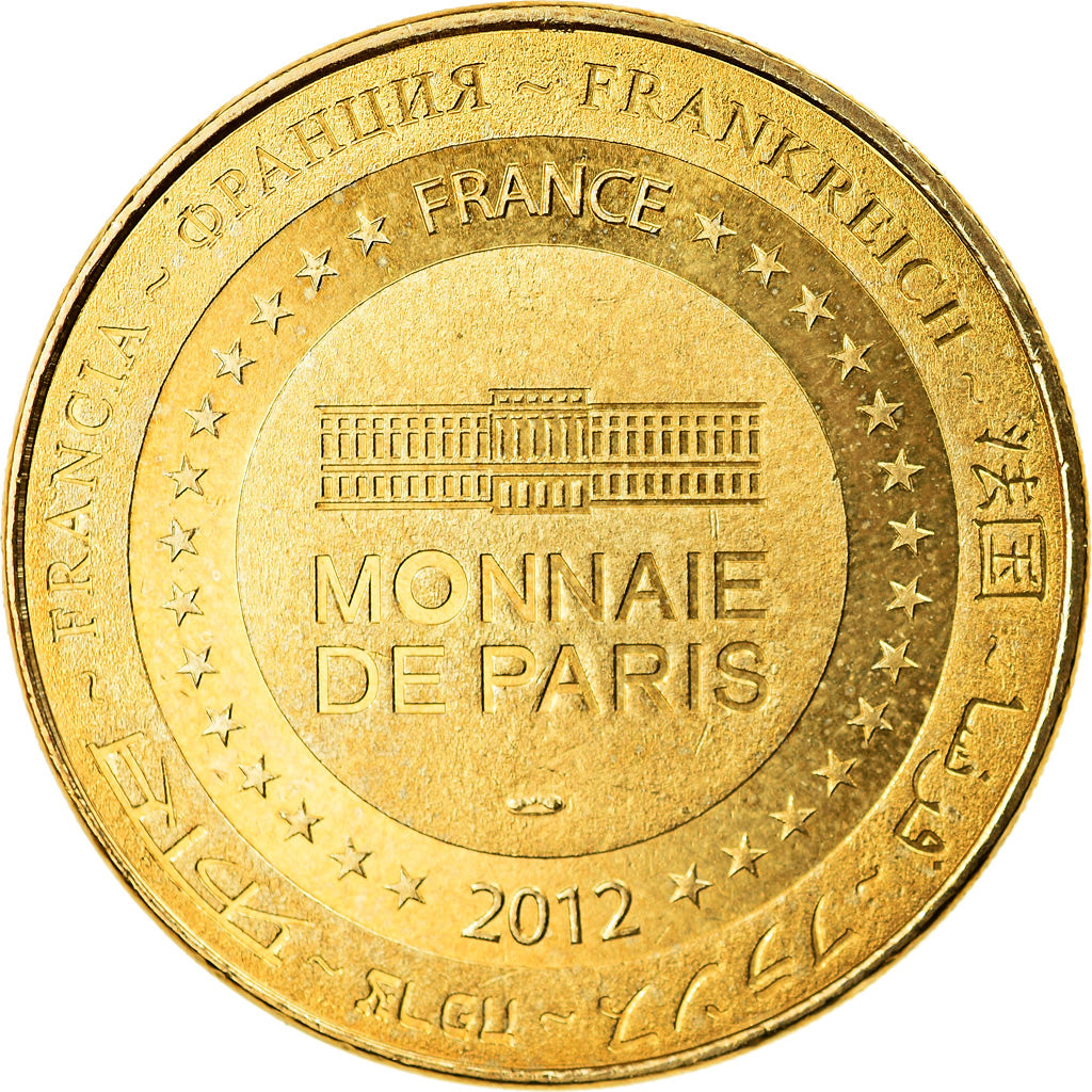 Francia, Token, Jetón turístico, Conques - Abbaye Sainte-Foy n°3, Arts &