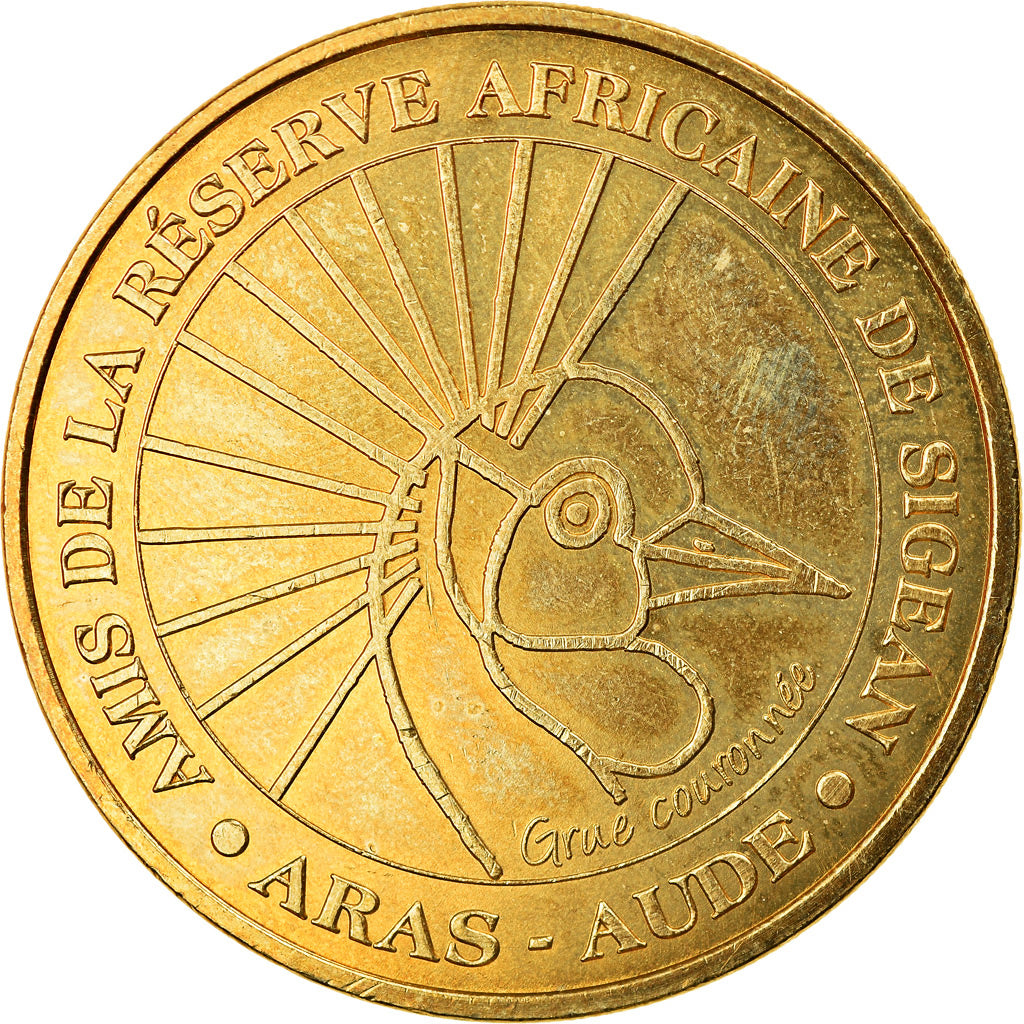 France, Jeton, Jeton Touristique, Sigean - Réserve n°15, Arts & Culture, 2012