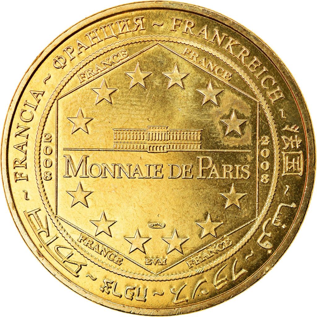 Francia, Token, Jetón turístico, 11/ Abbaye de Lagrasse, Arts & Culture, 2008