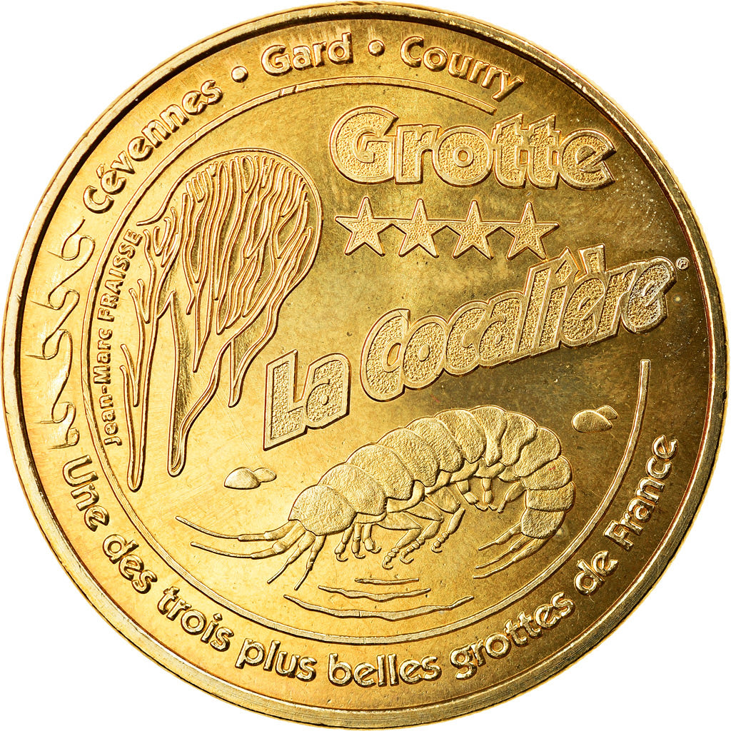 Francia, Token, Touristic token, Courry - Grotte de la Cocalière n°5, Arts &