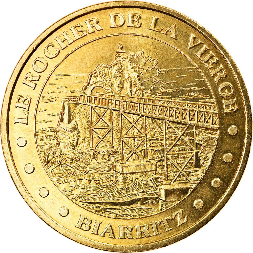 Francia, Token, Jetón turístico, 64/ Rocher de la Vierge - Biarritz, Arts &