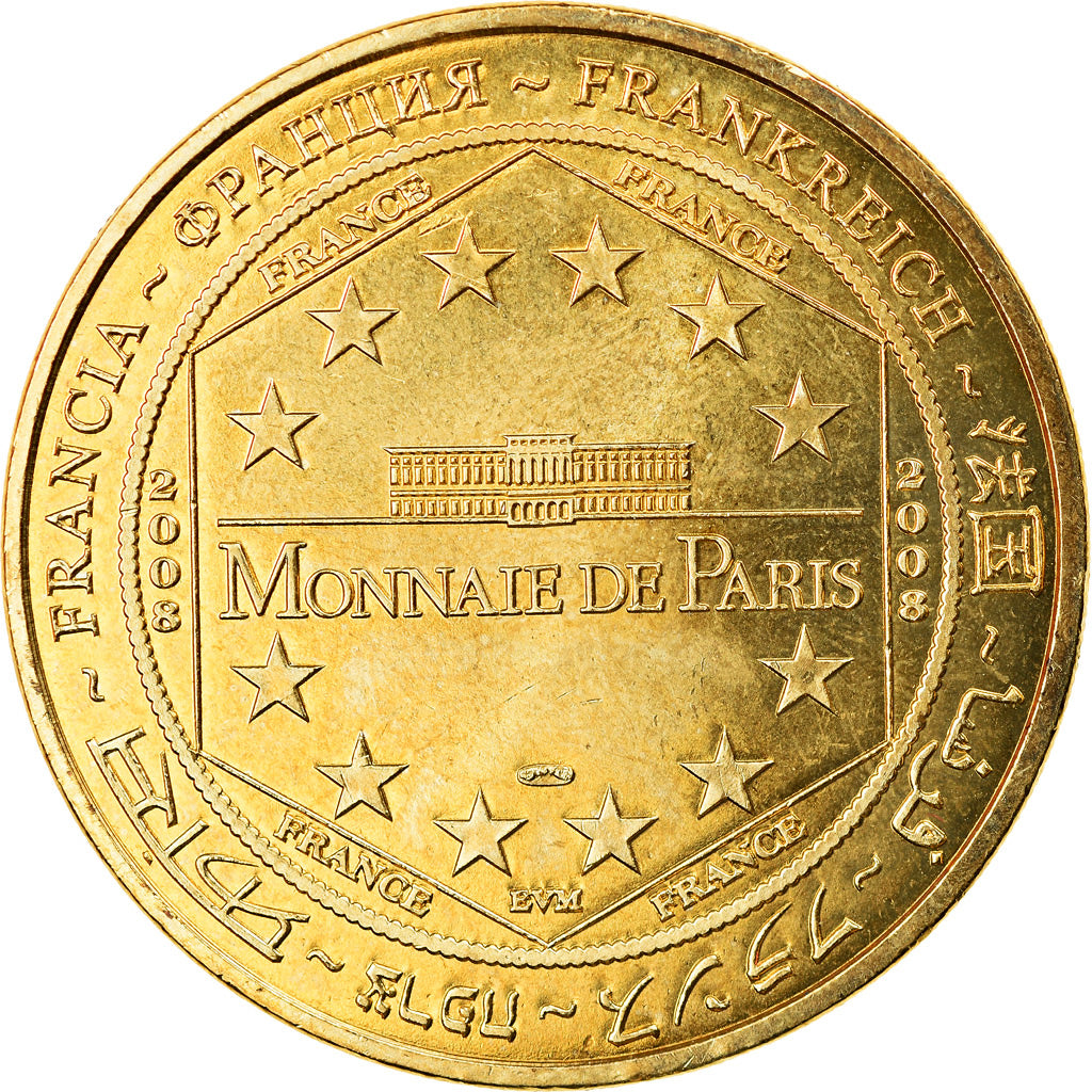 Francia, Token, Jetón turístico, Tiffauges - Château de Barbe Bleue n°1