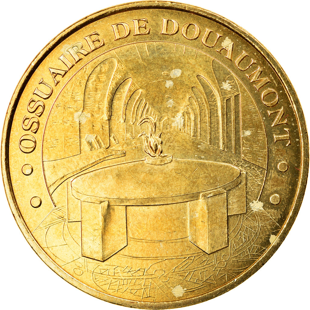 Francia, Token, Jetón turístico, Douaumont - Ossuaire n° 6, Arts & Culture