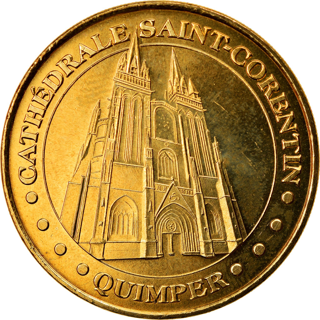 Francia, Token, Jetón turístico, 29/ Cathédrale de Quimper, Arts & Culture