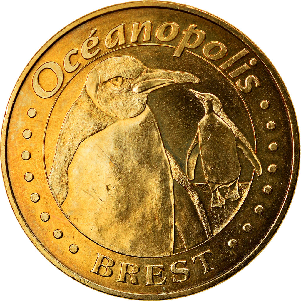Francia, Token, Touristic token, Brest - Océanopolis n°2, Arts & Culture