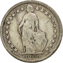 SWITZERLAND, 1/2 Franc, 1916, Bern, KM #23, VF(20-25), Silver, 18.2, 2.42