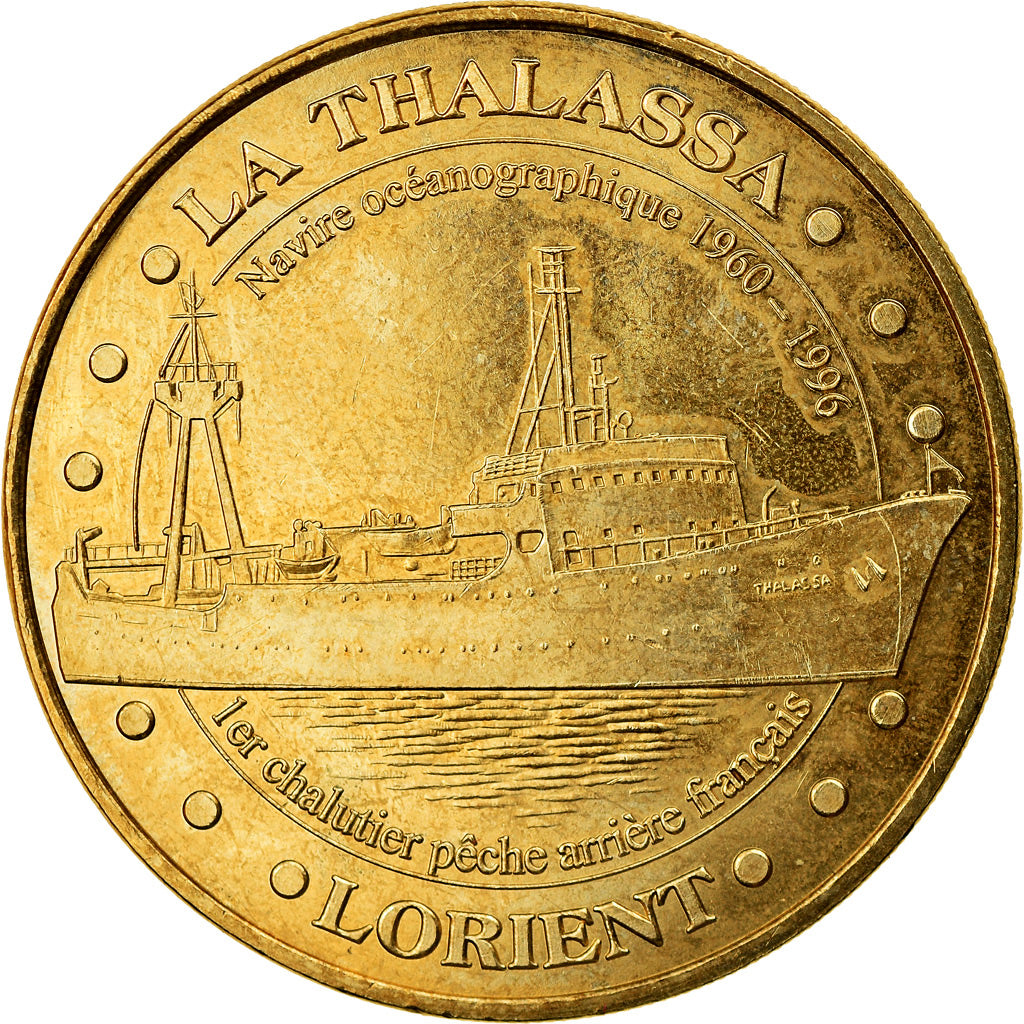 Francia, Token, Jetón turístico, Lorient -  Musée Bateau Thalassa, Arts &