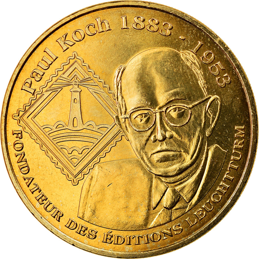 Francia, Token, Jetón turístico, Allemagne - Paul Koch  -  Leuchtturm, 2011