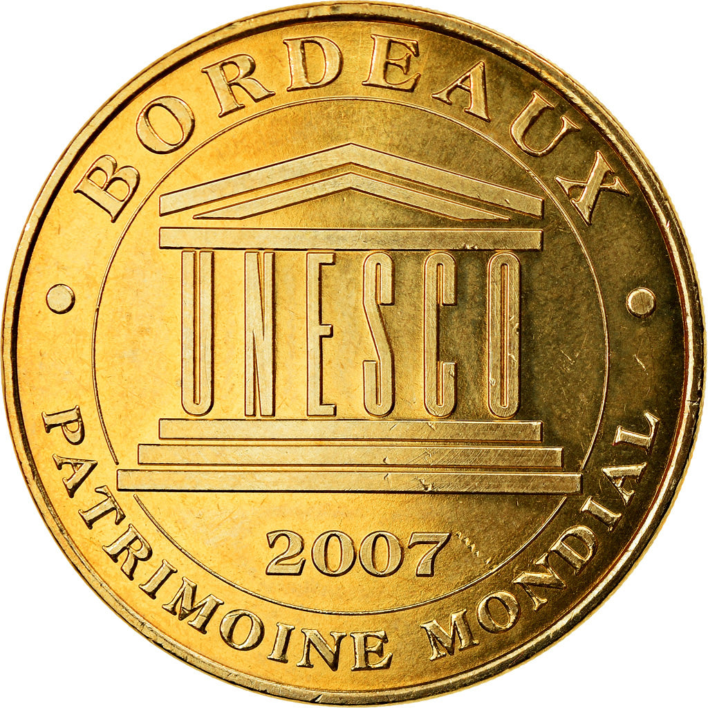 Frankrijk, Token, Toeristisch fiche, Bordeaux - Unesco, 2009, MDP, PR