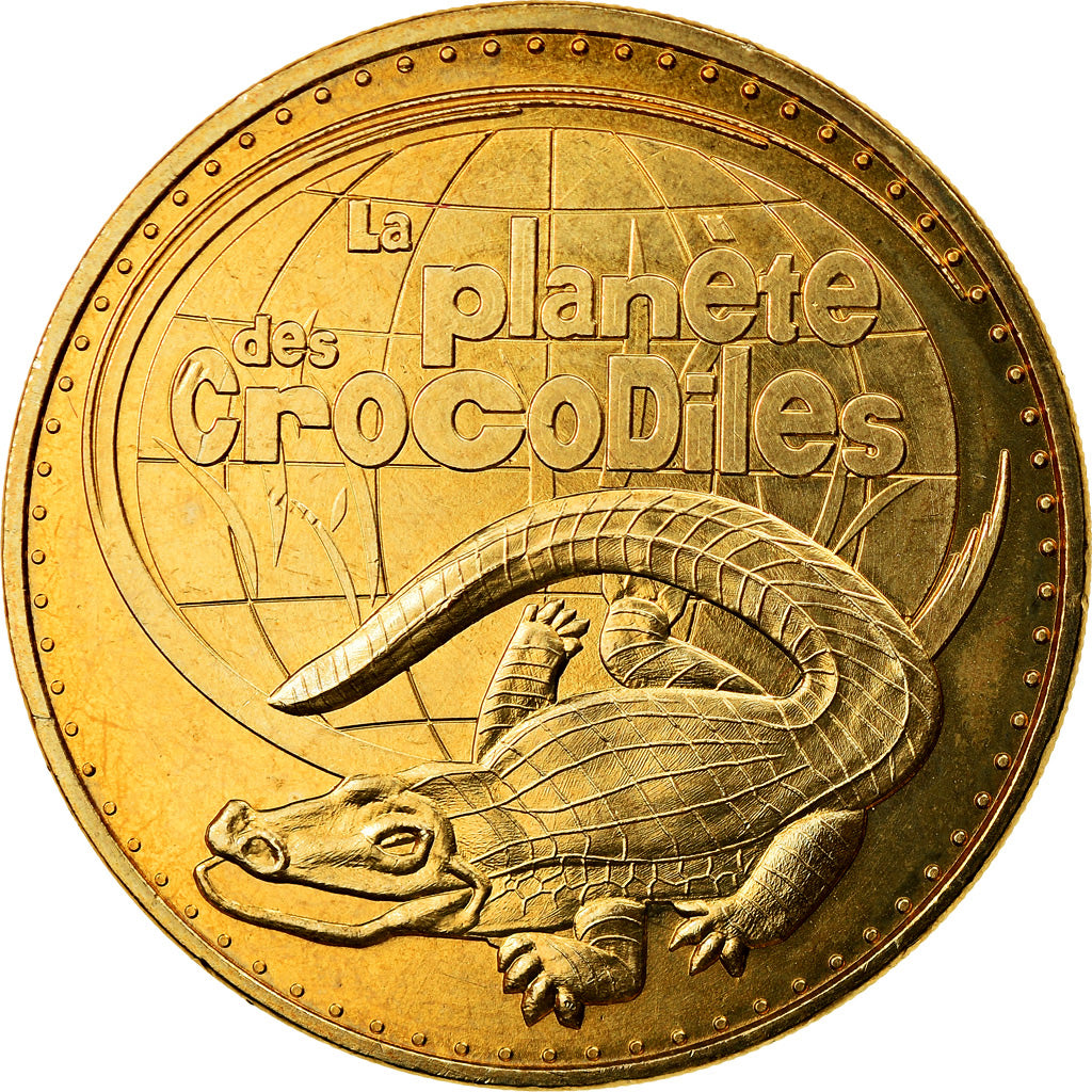 Francia, Token, Touristic token, Civaux- La planète des crocodiles, 2008, MDP