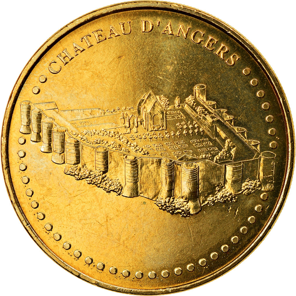 France, Token, Touristic token, Angers - Château n°2, 2010, MDP, AU(55-58)