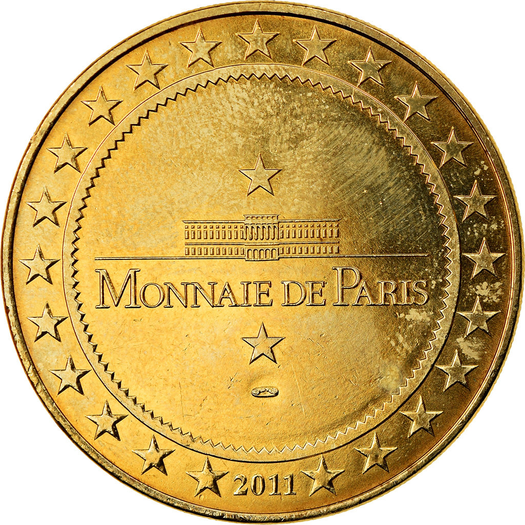 Francia, Token, Jetón turístico, Pontailler-sur-Saône - Pont et Eglise, Arts