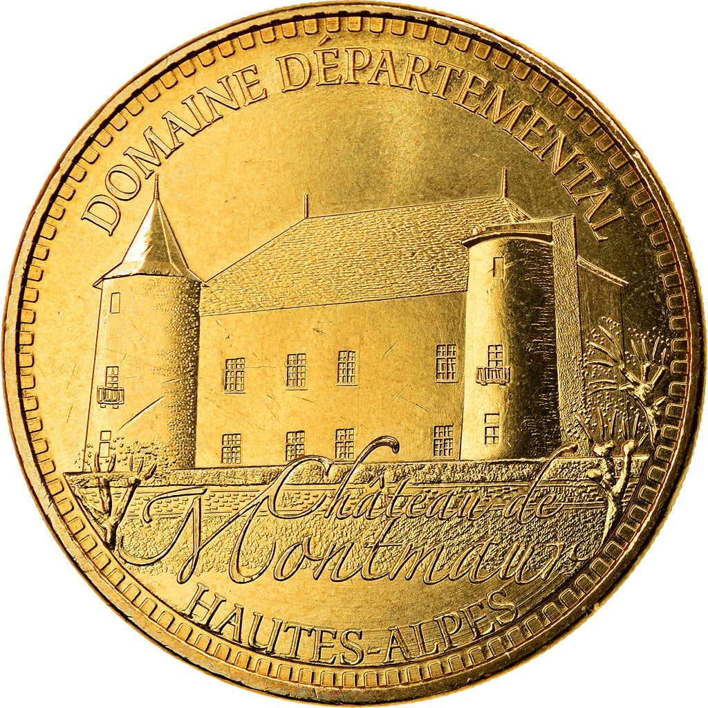 Francia, Token, Jetón turístico, 05/ Château de Montmaur, Arts & Culture