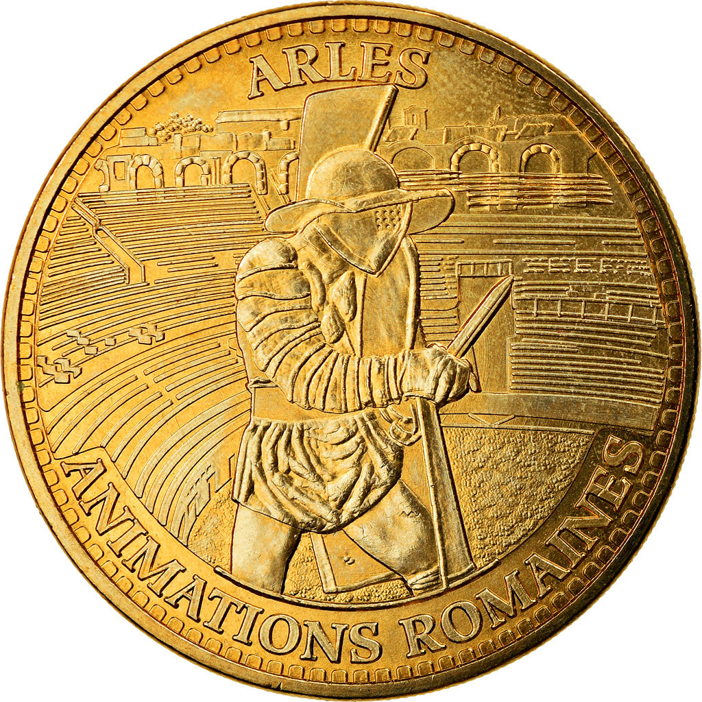 Francia, Token, Jetón turístico, Arles la Romaine - Animations romaines, Arts