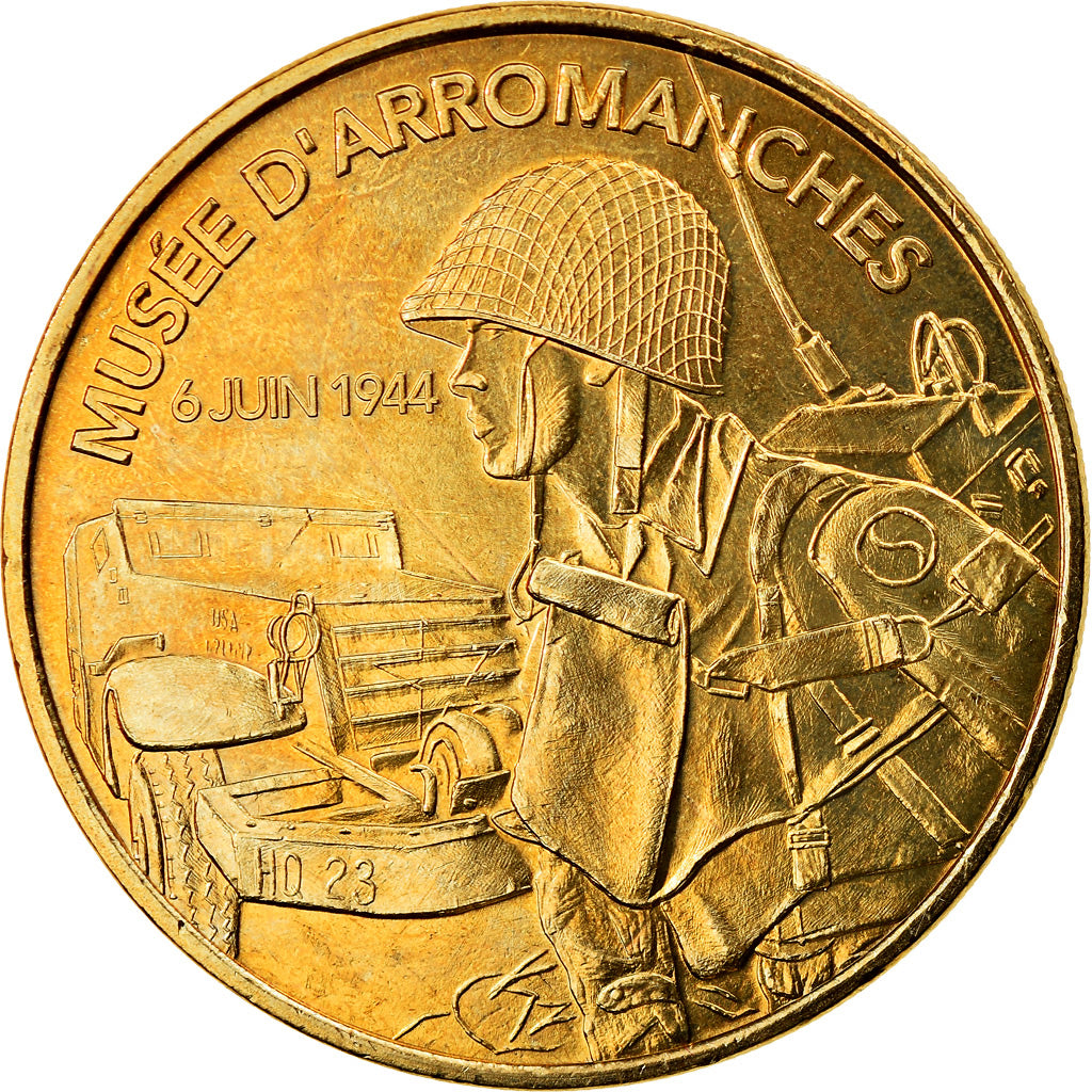 Frankrijk, Token, Toeristisch fiche, Arromanches - Musée du Débarquement n°2