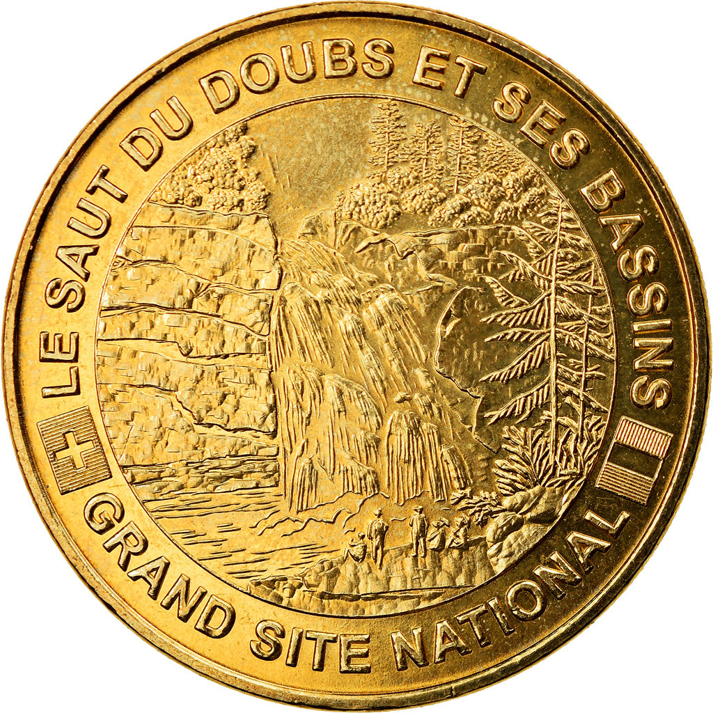 Francia, Token, Jetón turístico, Villers-le-Lac - Saut du Doubs n°3, Arts &