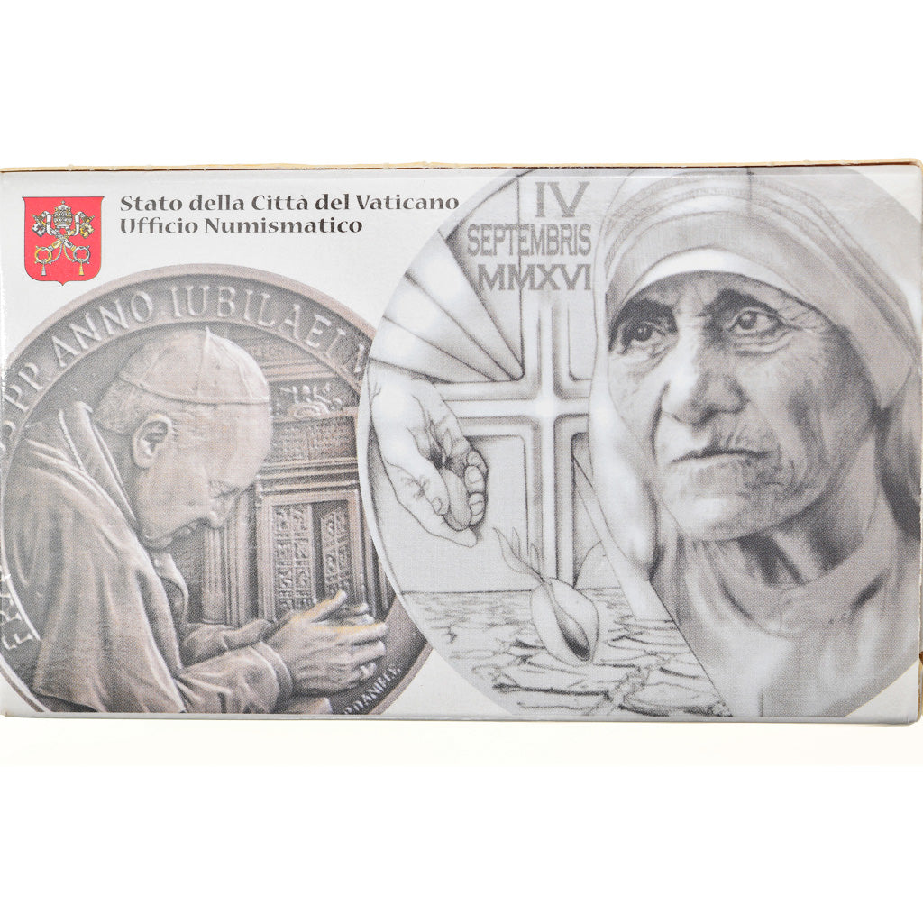 Vatican, Medal, Coffret Santa Teresa, Pape François, Religions & beliefs, 2016