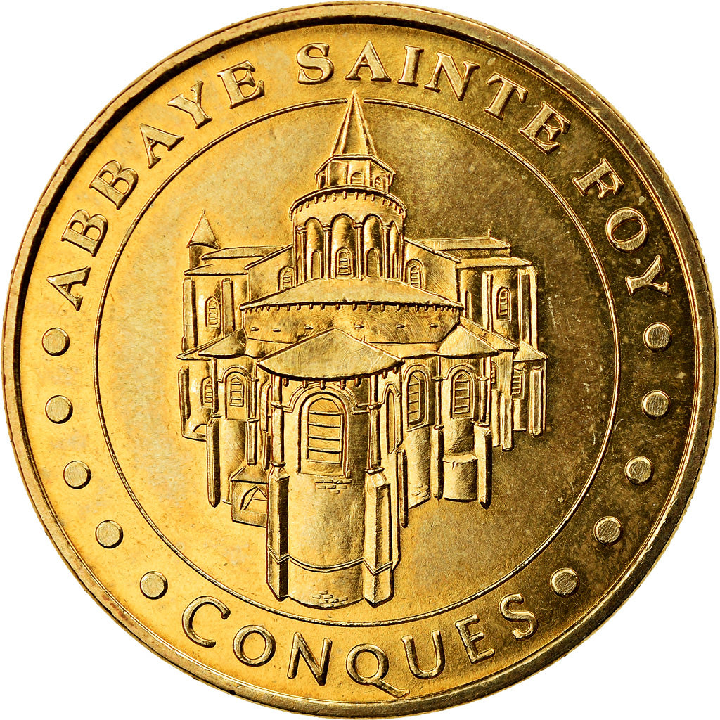 Francia, Token, Touristic token, Conques - Abbaye Sainte-Foy n°1, Arts &